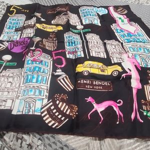 ❤FIRM Henri Bendel Small Silk Scarf